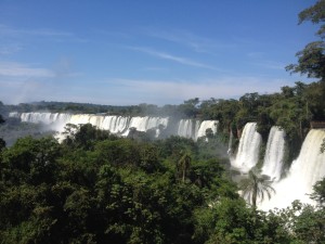 A long wall of water!