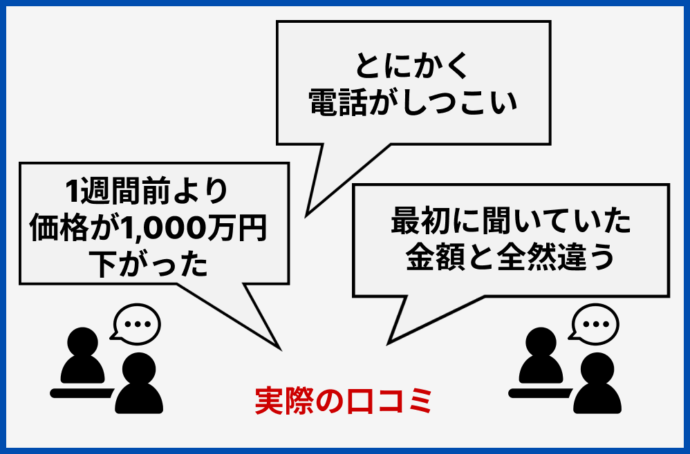 不動産簡易査定トラブル