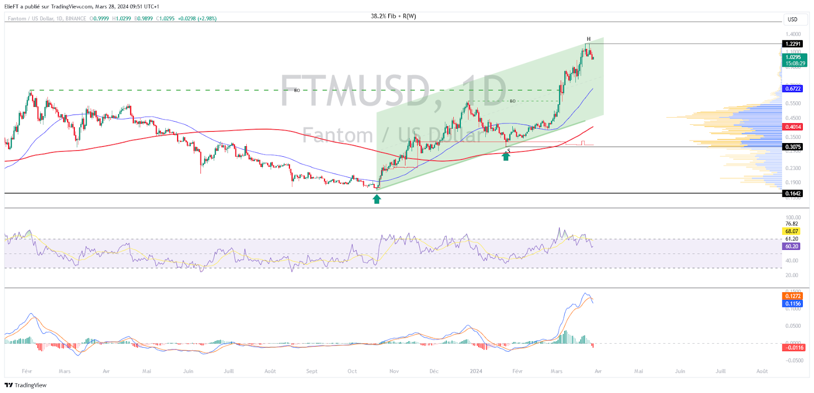 FTM/USD (1D) Chart
