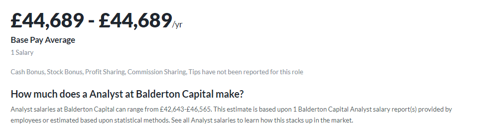 Balderton Capital salary