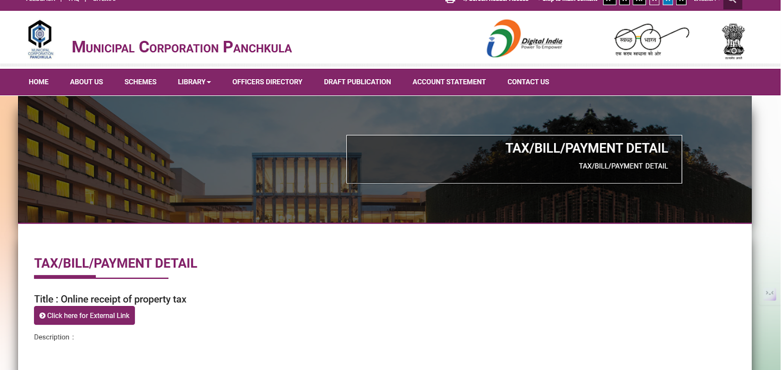 property tax panchkula