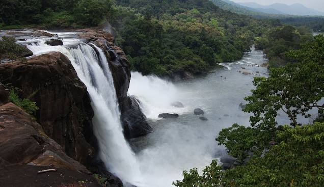 Famous athirapally waterfalls 