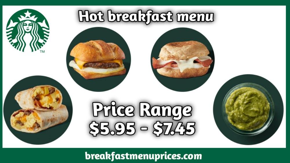Starbucks Hot Breakfast Menu With Prices 