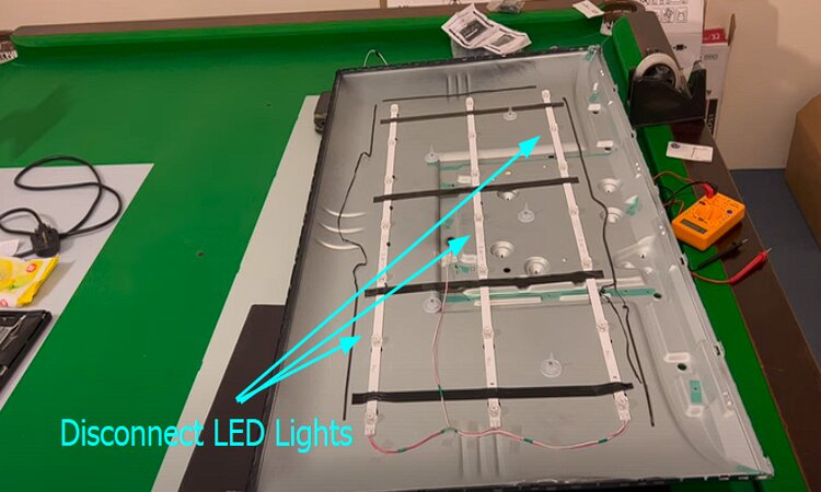 disconnect LED light on samsung tv