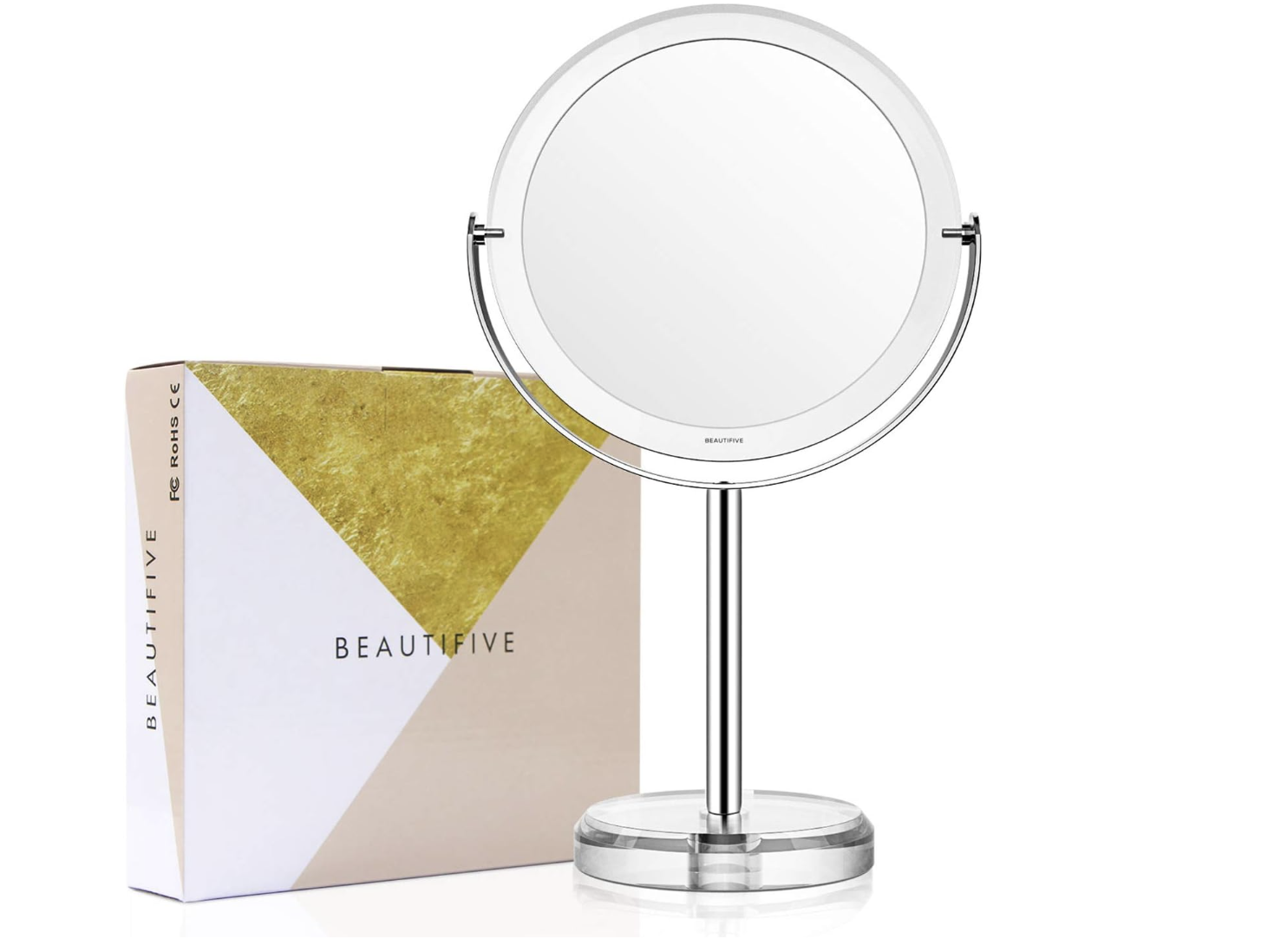 BEAUTIFIVE Makeup Mirror, Double Sided Vanity Mirror