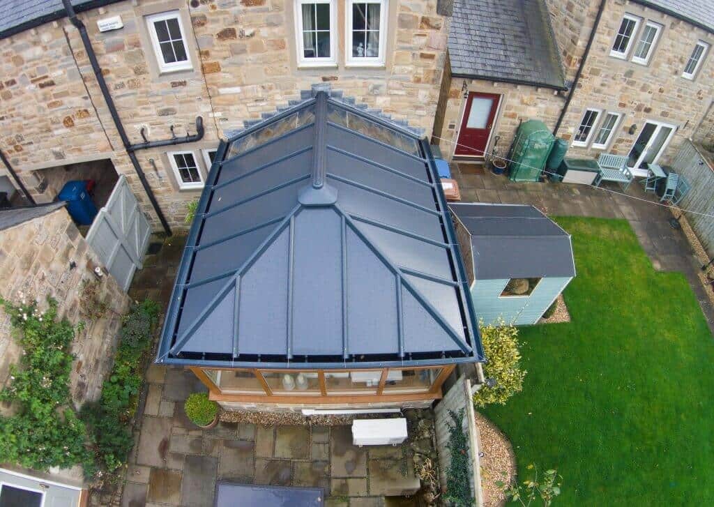 UltraFrame Solid Conservatory roof on a residential house