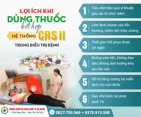 Chữa đau tinh hoàn bằng liệu pháp CRS