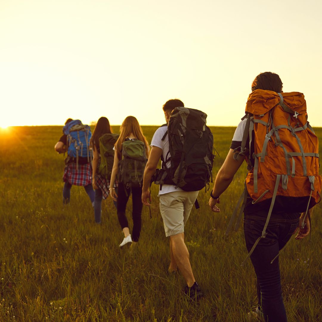 hiking friends