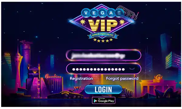 Vegas-vip.org login button