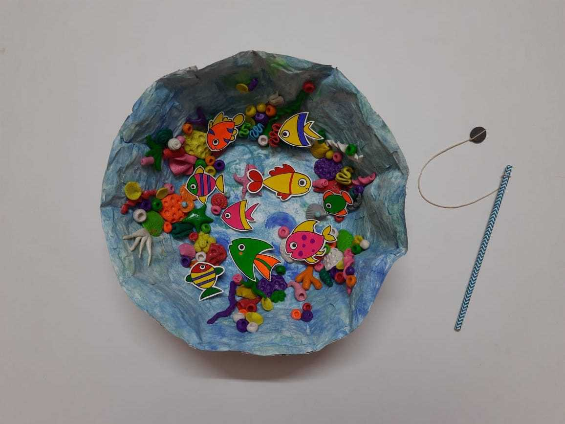 How to Make DIY Fishing Game Clay Craft Activity