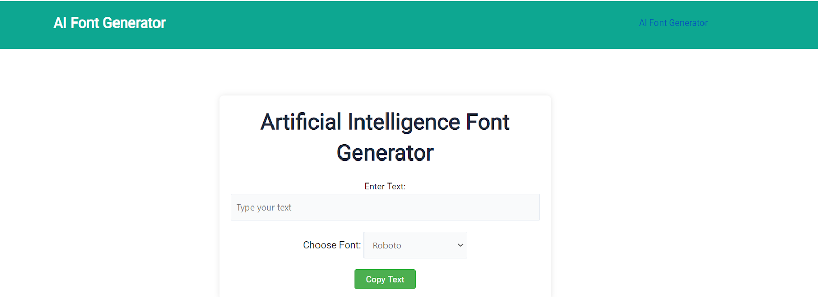 AI Font Generator Co.