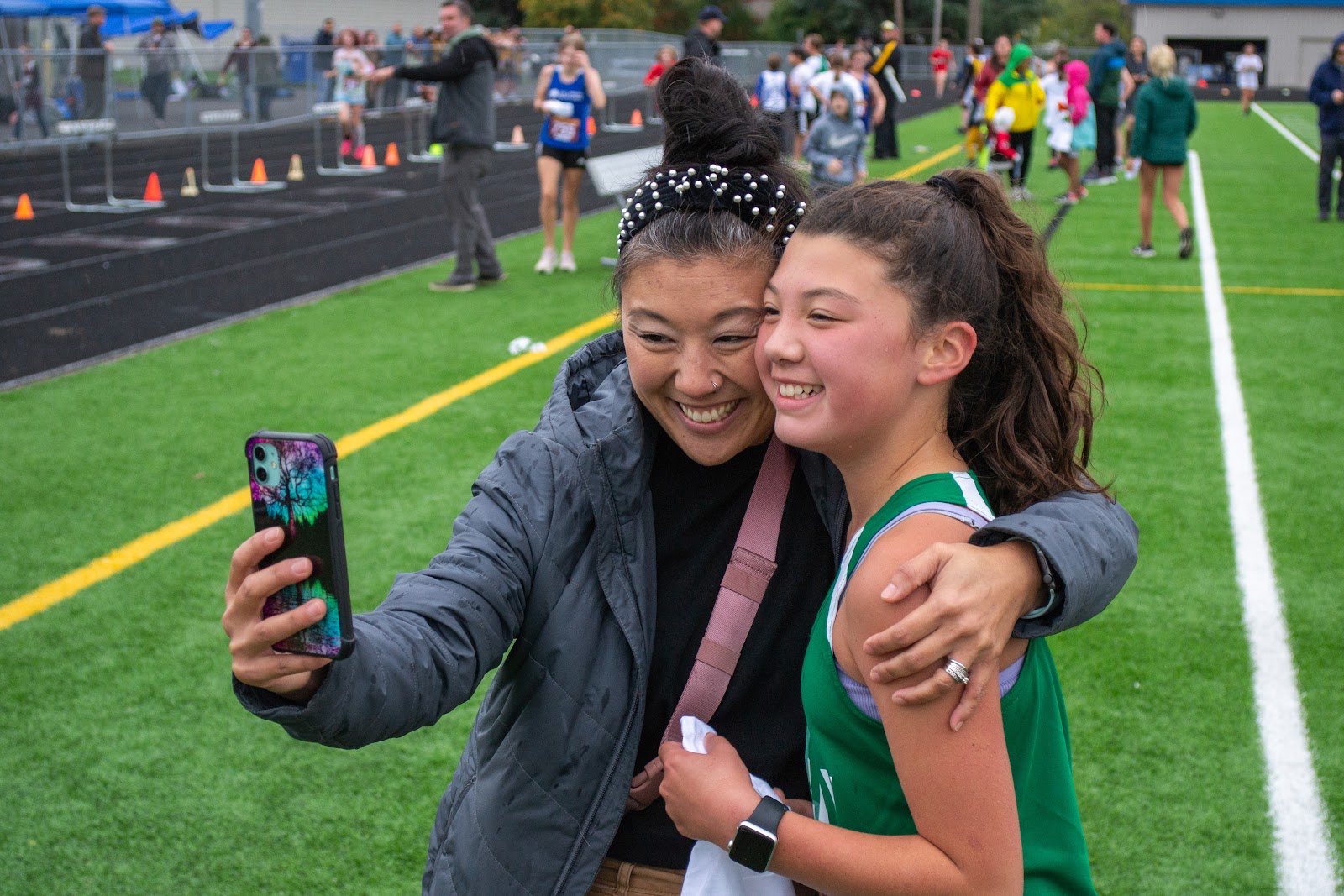 Mother and Daughter Selfie