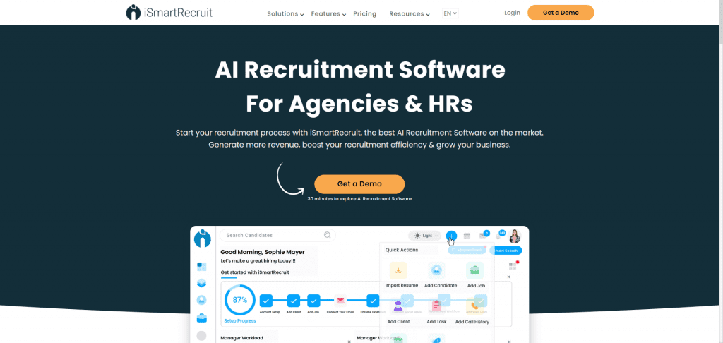 ismartRecruit recruitment tool