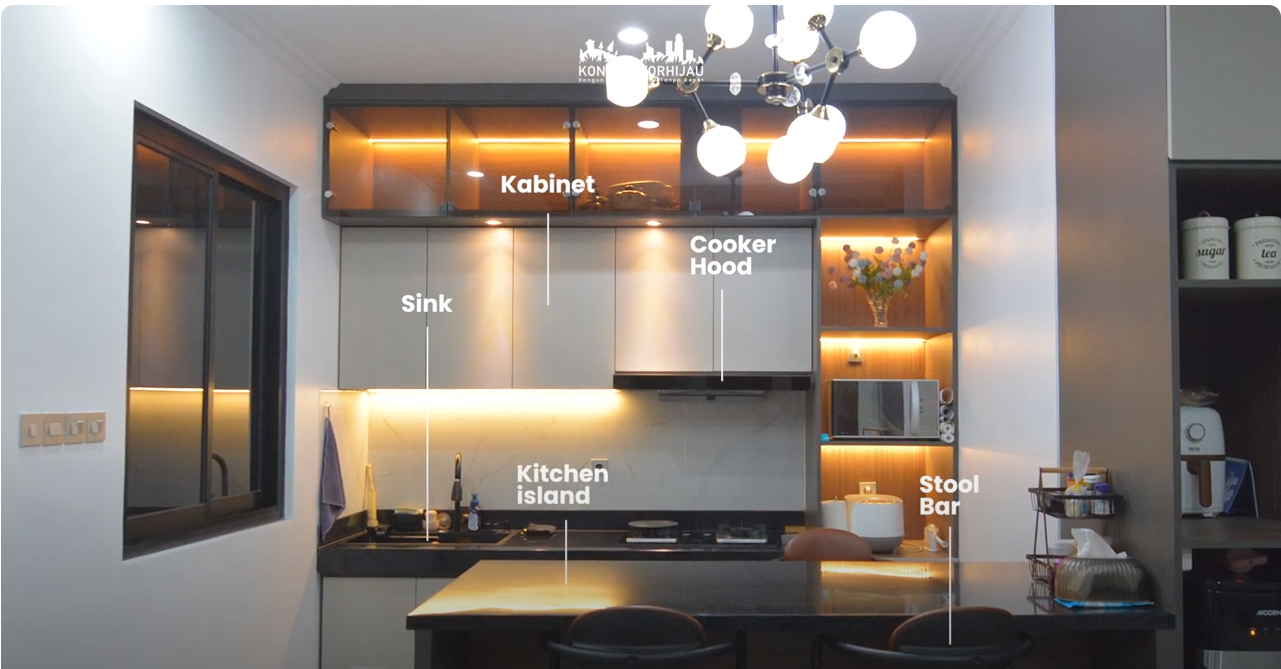 Item-item pada Area Dapur Kering 
