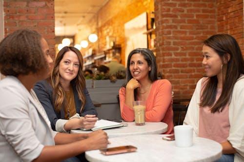 Free Women in a Meeting  Stock Photo