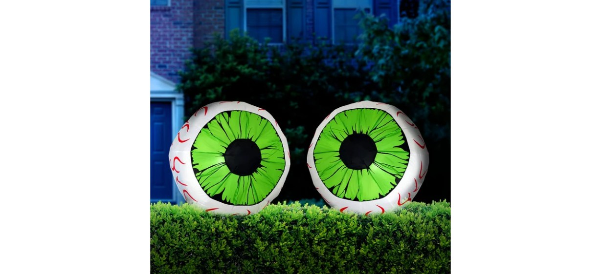 Best Joiedomi Huge Halloween Inflatable Eyeball Two-Pack
