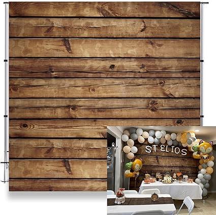 Vintage wooden pallet backdrop wedding (Amazon)