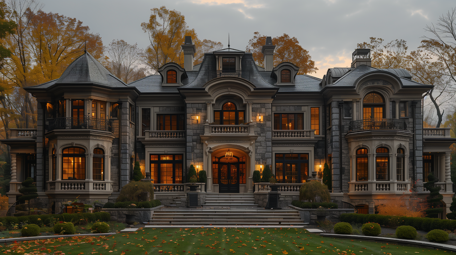 A cozy luxury vintage mansion 