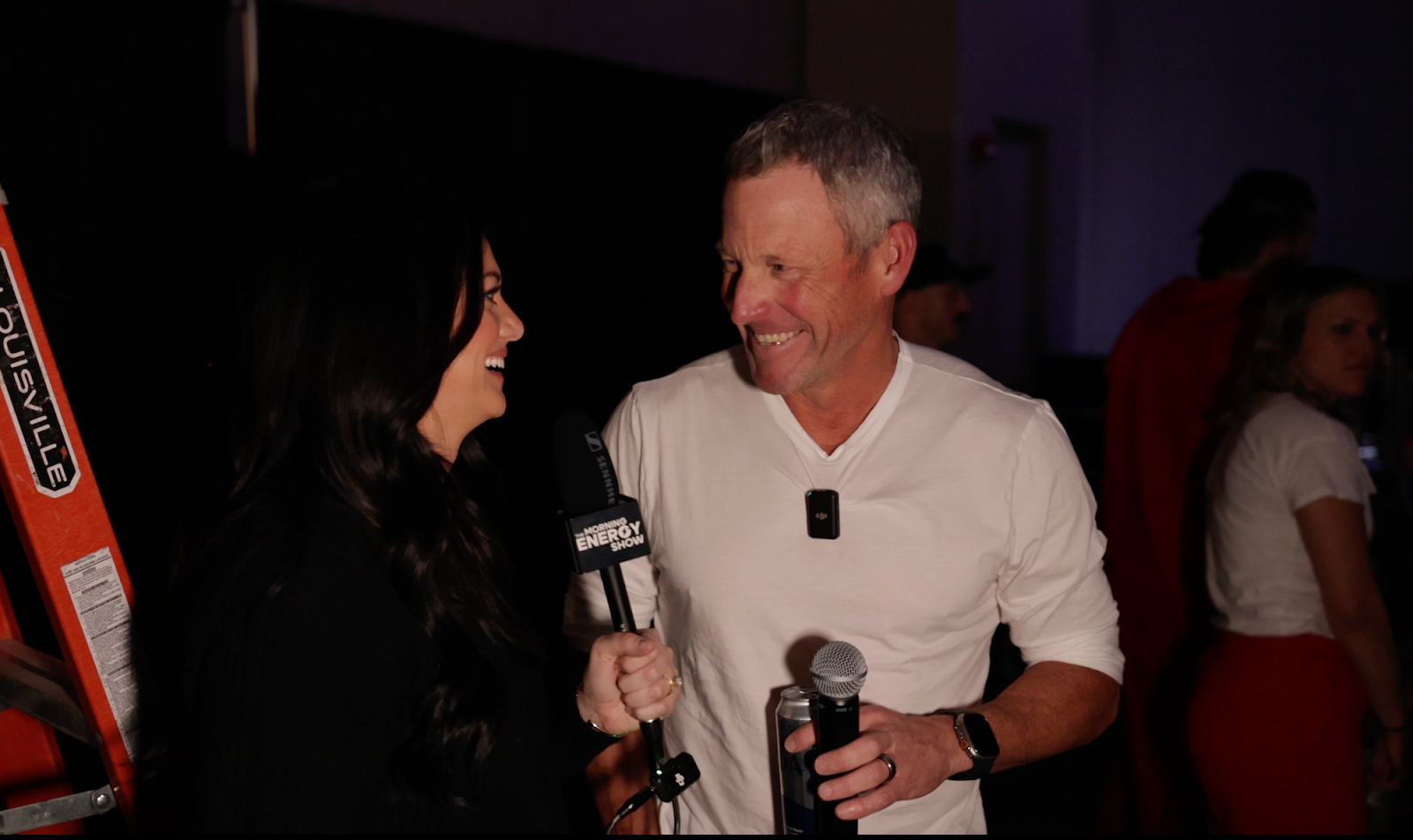 lance armstrong chats with kiara smithee about tips to success