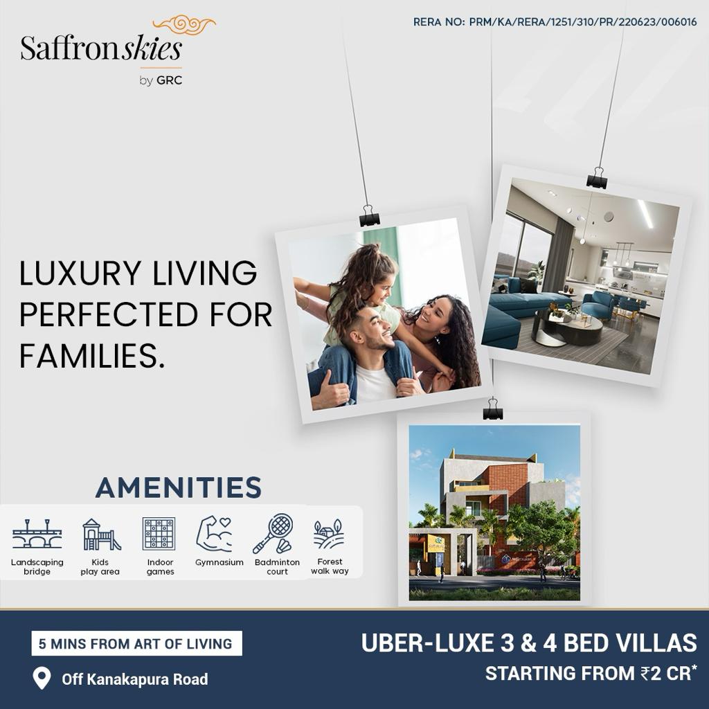 GRC Subhiksha offers 2 & 3 BHK Apartments in Sarjapur Road Bangalore at Luxury Apartments at an affordable price, ready to move, Best Builders in Bangalore.