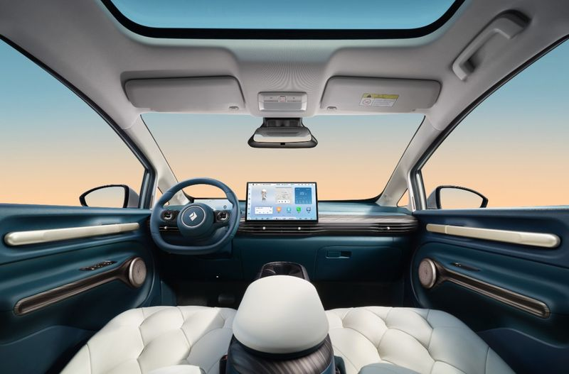 interior wuling cloud ev
