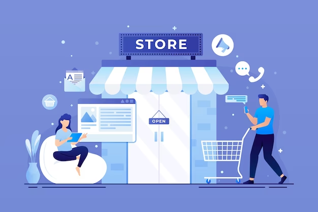 Shopify Store Graphical Illustration