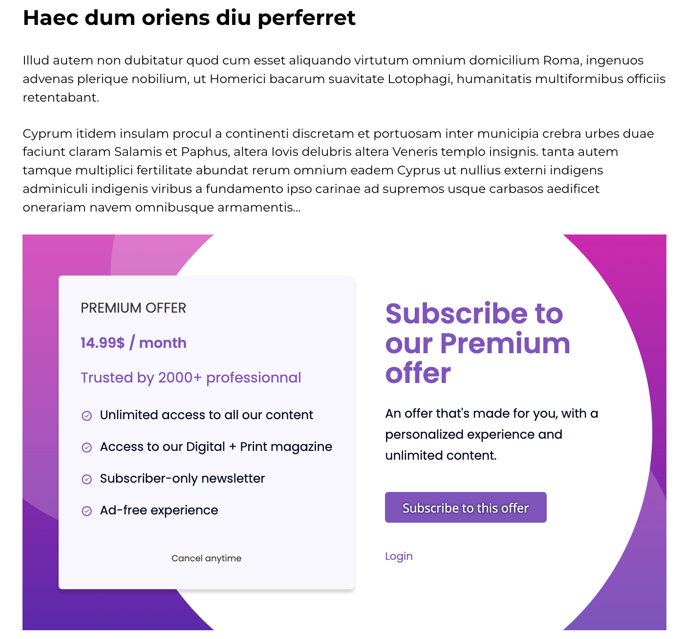 Poool & Mather Economics / Sophi.io partner to maximize audience conversion to subscription & membership