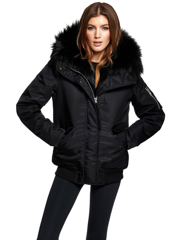 Picture of a model wearing the  coats and leggings 