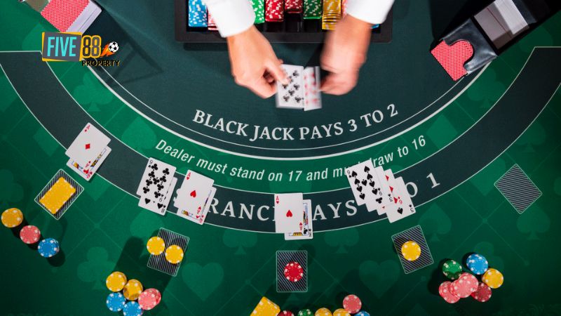 Bộ môn game Blackjack được yêu thích tại nhà cái Five88.