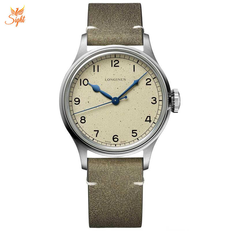 Longines Heritage Military L2.819.4.93.2 có thiết kế mang đậm màu sắc cổ điển