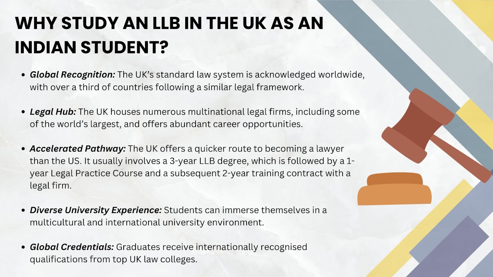 Why Study An LLB In The UK As An Indian Student