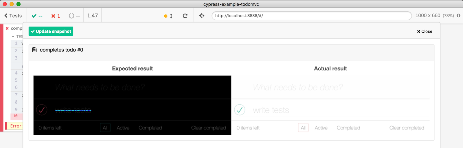Cypress Visual Testing