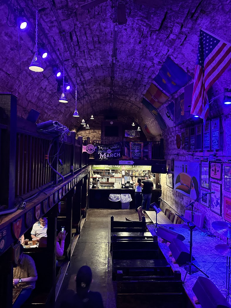 O'Malley's underground pub in Weston, Missouri