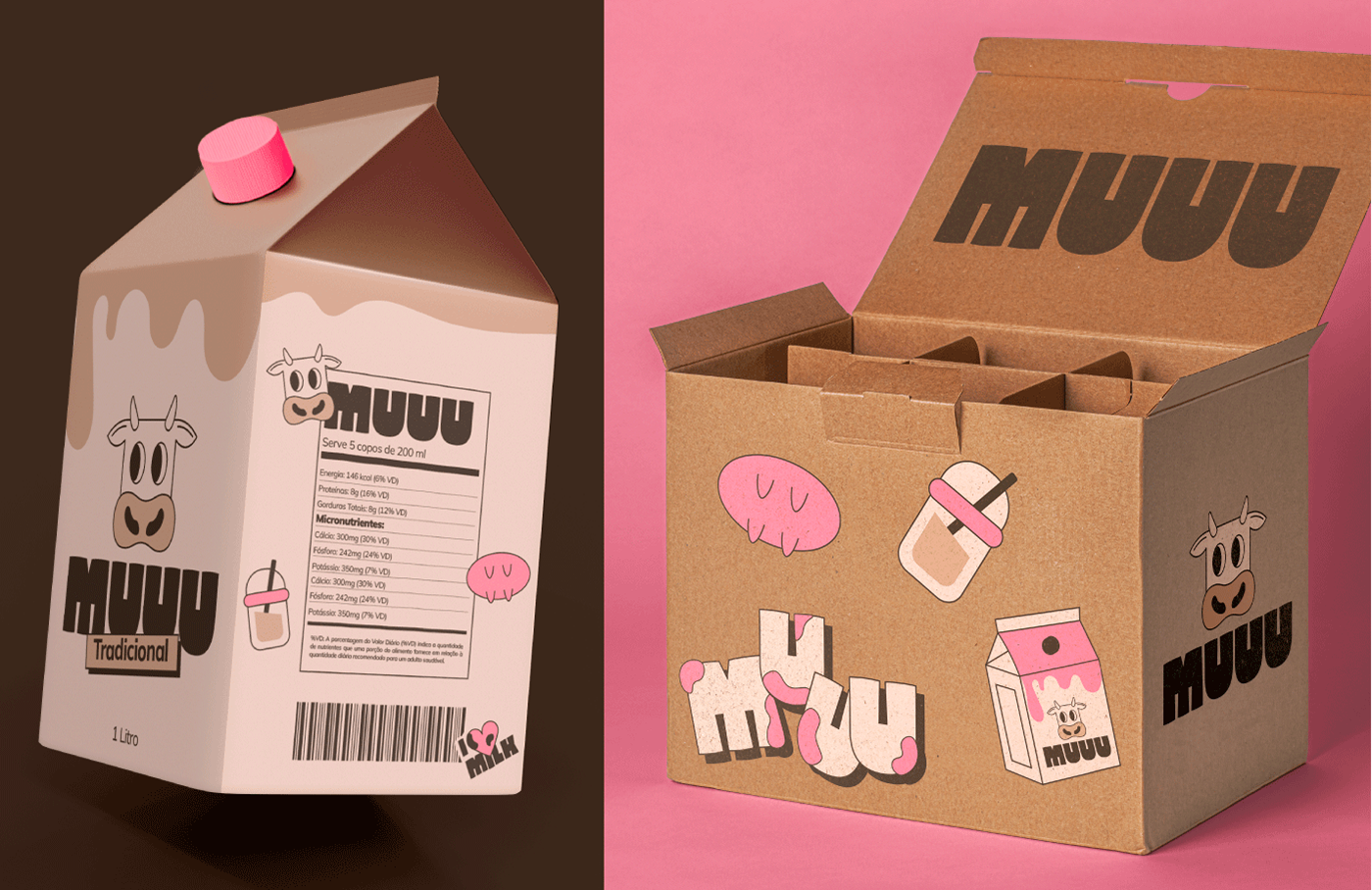 Artifact from the Experience Delight: Muuu Packaging Design & Visual Identity article on Abduzeedo