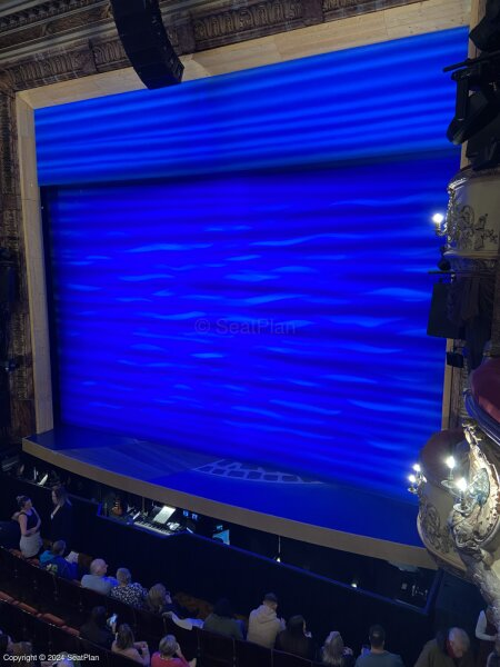 View from seat Dress Circle AA9 at the Novello Theatre London for Mamma Mia!