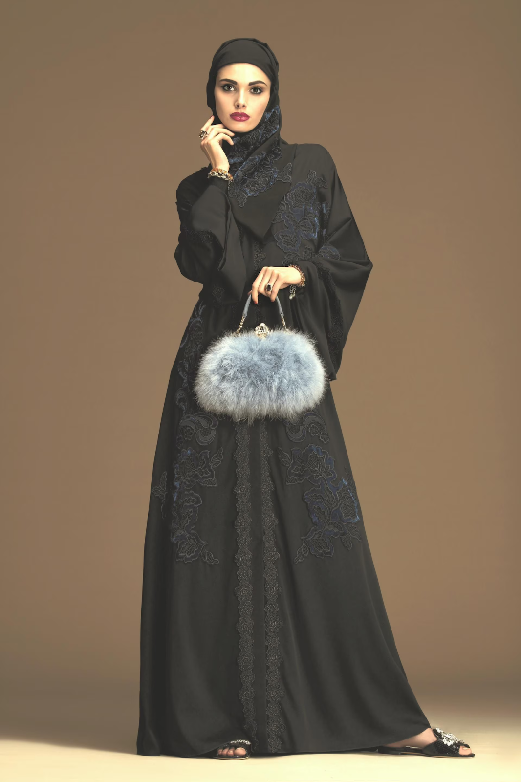 Fig 1.  (The evolution of the abaya)