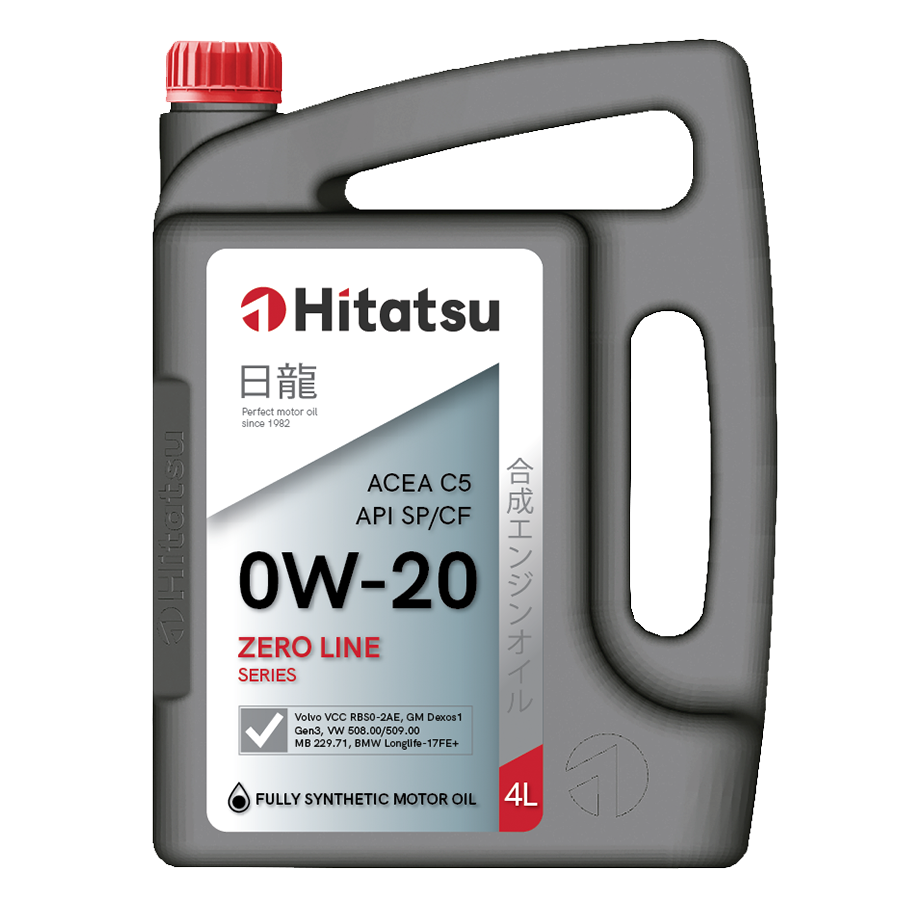Hitatsu ZERO Line Series 0W-20 API SP, ACEA C5