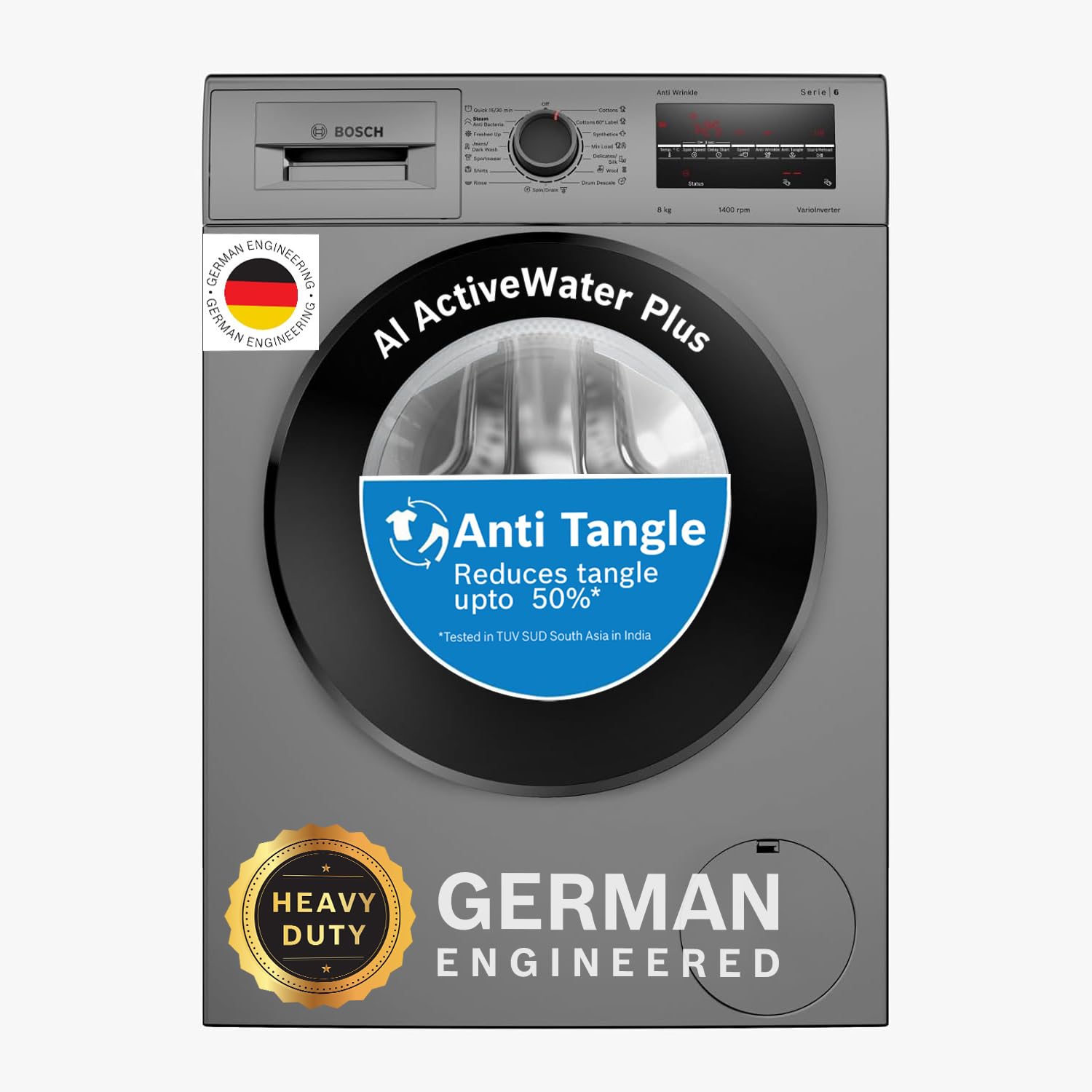 Black & Decker BXWD01280IN 8 Kg Fully Automatic Front Load Washing Machine  Price in India 2024, Full Specs & Review