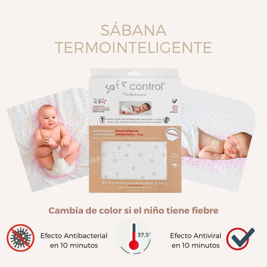 SÁBANA BAJERA TERMOINTELIGENTE 100% ALG.70X140 Safe Control