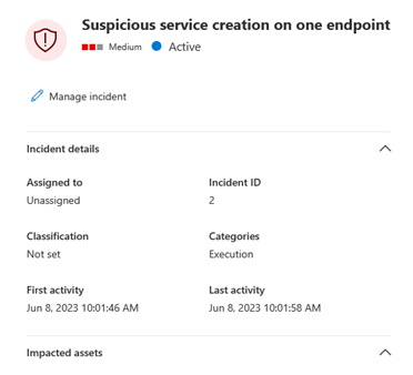 Using CrackMapExec for command execution essentially uses smbexec under the hood by default, but results in a Medium-severity alert instead of a high-severity alert in the Defender Portal Screen shot by white oak security