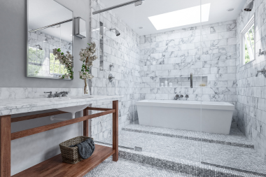 wet room with tile flooring bathroom remodeling designs 2024 custom built