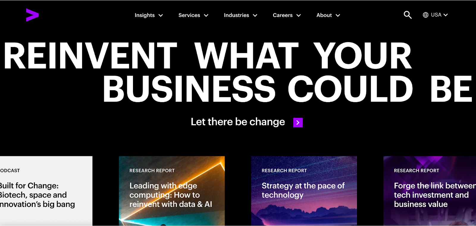 best consulting websites; Accenture