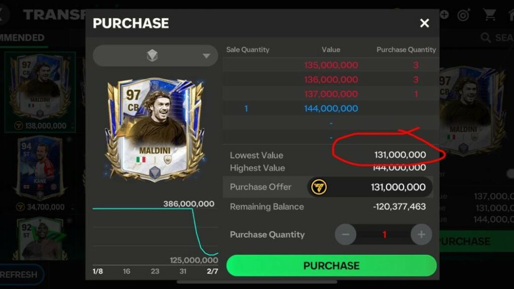 Cara Membeli Ranked Player di FC Mobile - Sesuaikan Harga Pembeli