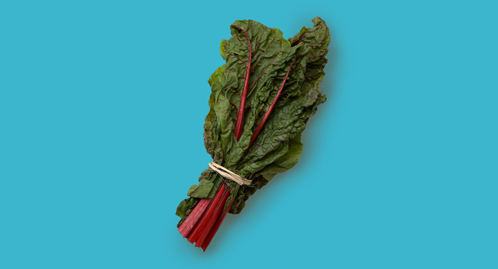 a bunch of swiss chard on flat surface