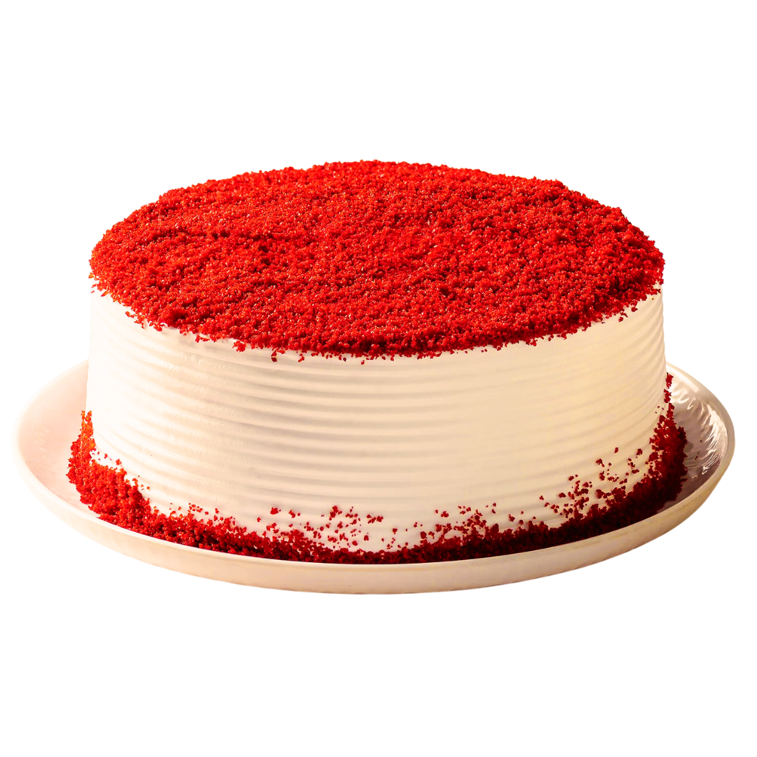 Frosting Red Velvet Cake by Belly Amy's
