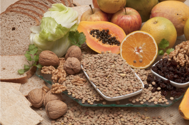 Légumineuses, noix et fruits - Legumes, nuts and fruits