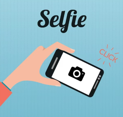 Smartphone Selfie Illustration