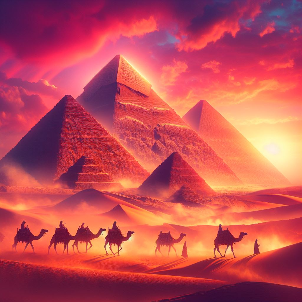 Many believe that pyramids might have been used as grain storage among other things.