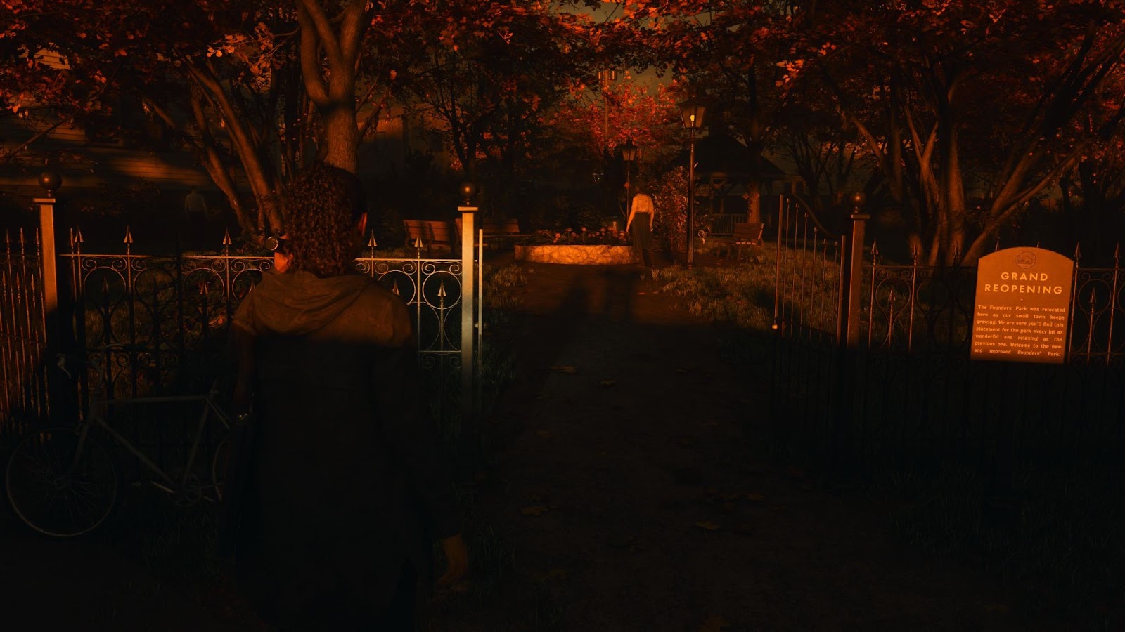 An in game screenshot of Saga in Bright Falls from Alan Wake 2 