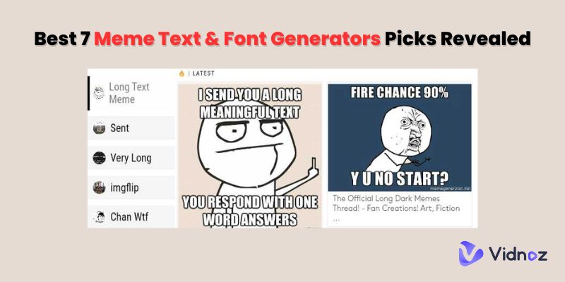 Best 7 Meme Text & Font Generators Picks Revealed